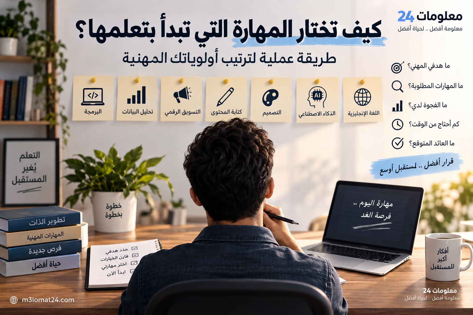 اختيار المهارة المناسبة وترتيب الأولويات المهنية