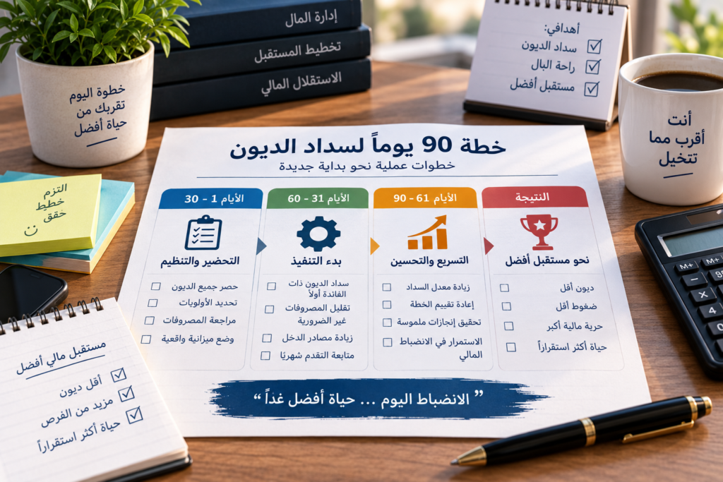 سداد الديون والخروج من الضغط المالي نحو الاستقرار والحرية المالية