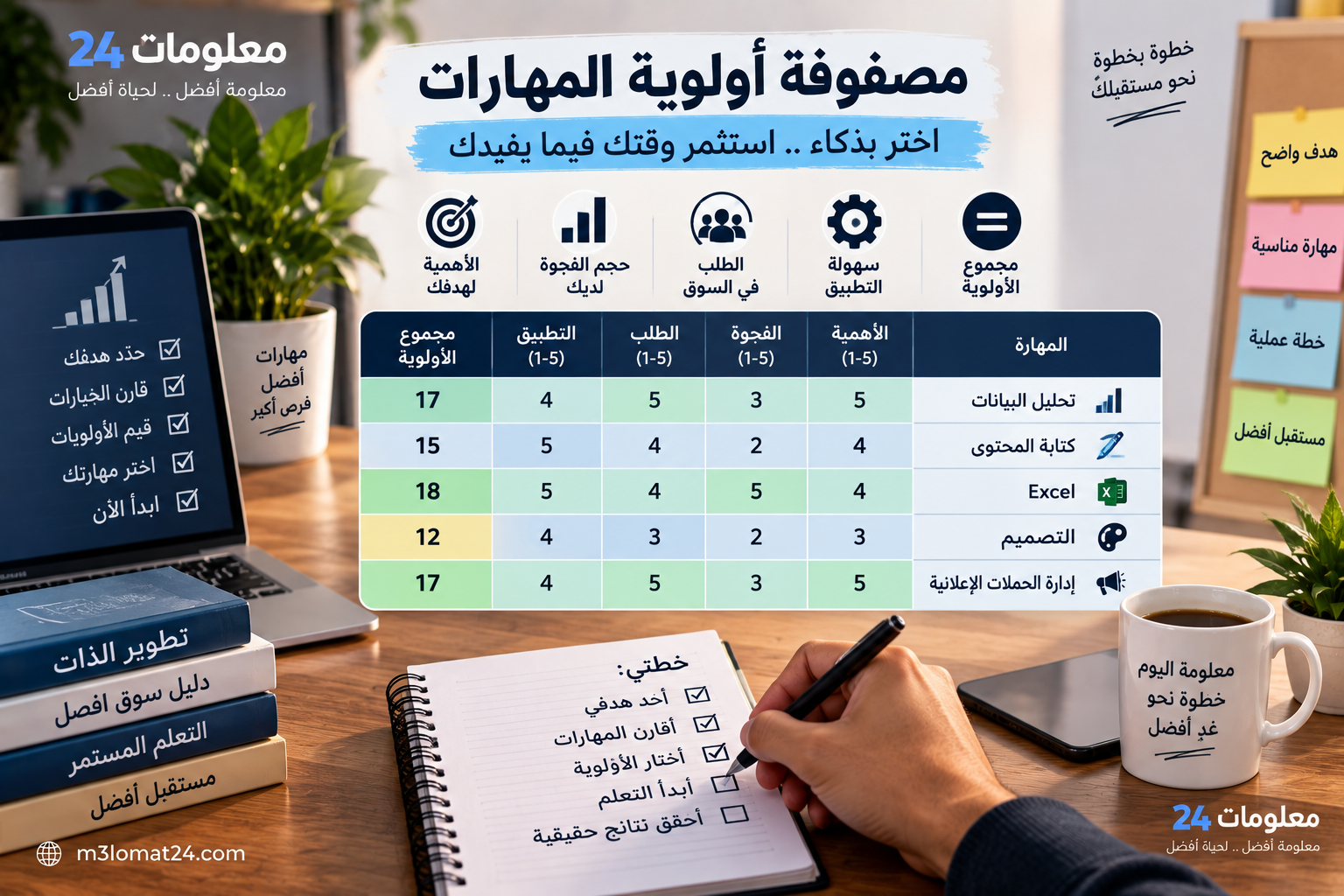 اختيار المهارة المناسبة لمسارك المهني