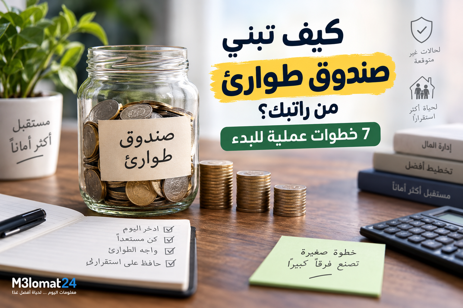 كيف تبني صندوق طوارئ من راتبك