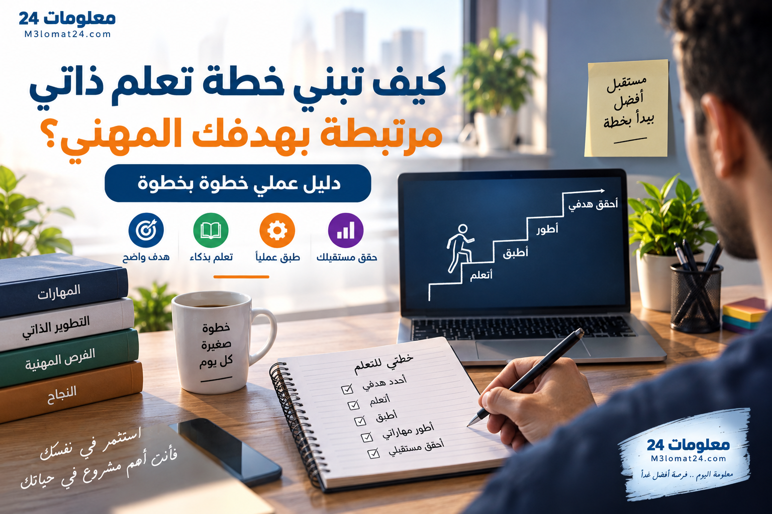 قالب عملي لتخطيط التعلم الذاتي وتحديد المهارات ومتابعة التقدم